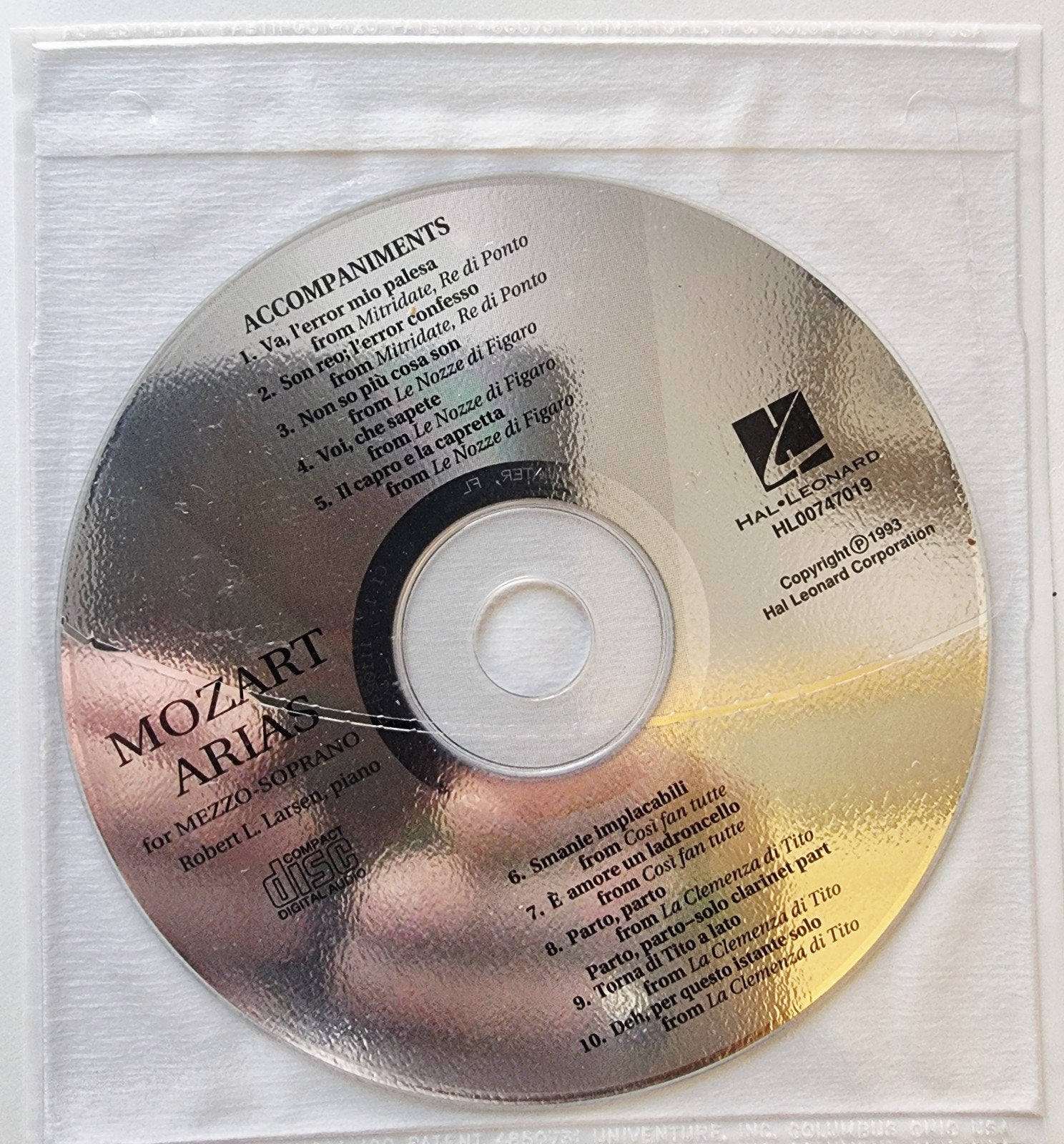 Mozart Arias voor Mezzo-Sopraan met CD V32, Klassiek, Zang, Ophalen of Verzenden, Zo goed als nieuw