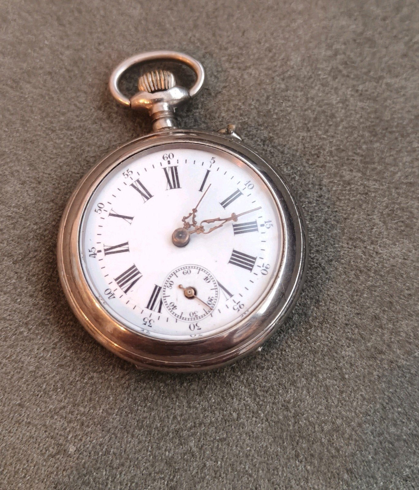 Antiek zakhorloge, Ophalen of Verzenden, Staal, Overige merken