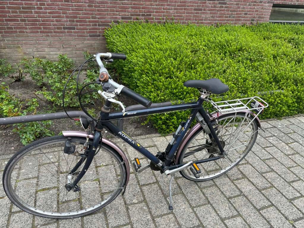 Kopra mistral Herenfiets 28 inch banden 3x7 versnelling, Ophalen