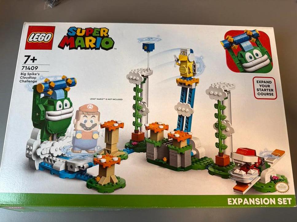 LEGO Super Mario Big Spike's Cloudtop Challenge (71409), Ophalen of Verzenden, Zo goed als nieuw, Complete set, Lego