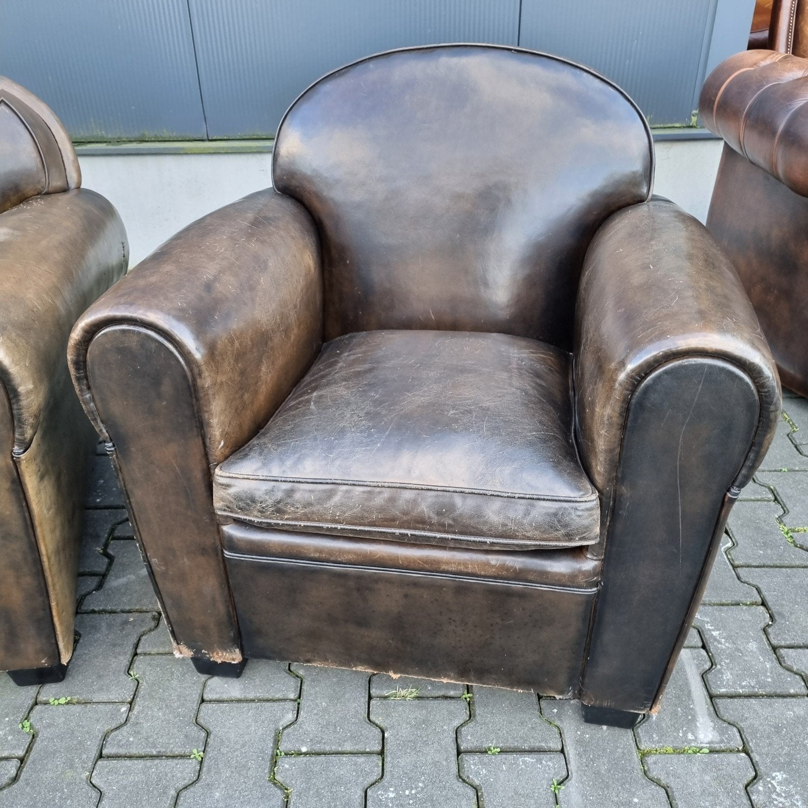 2x Bart van Bekhoven fauteuil + BEZORGING GRATIS, Gebruikt, ., Vintage, Ophalen of Verzenden