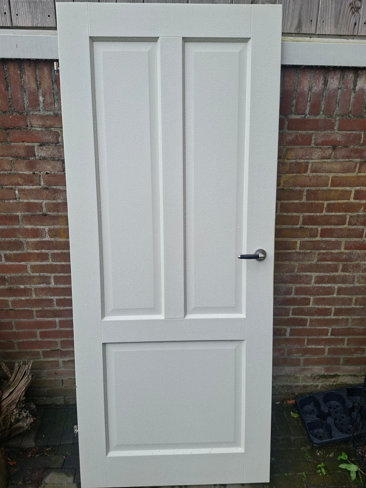 Opdekdeur 83 x 201,5 cm, Doe-het-zelf en Verbouw, Deuren en Horren, Ophalen, Gebruikt, 80 tot 100 cm, Binnendeur