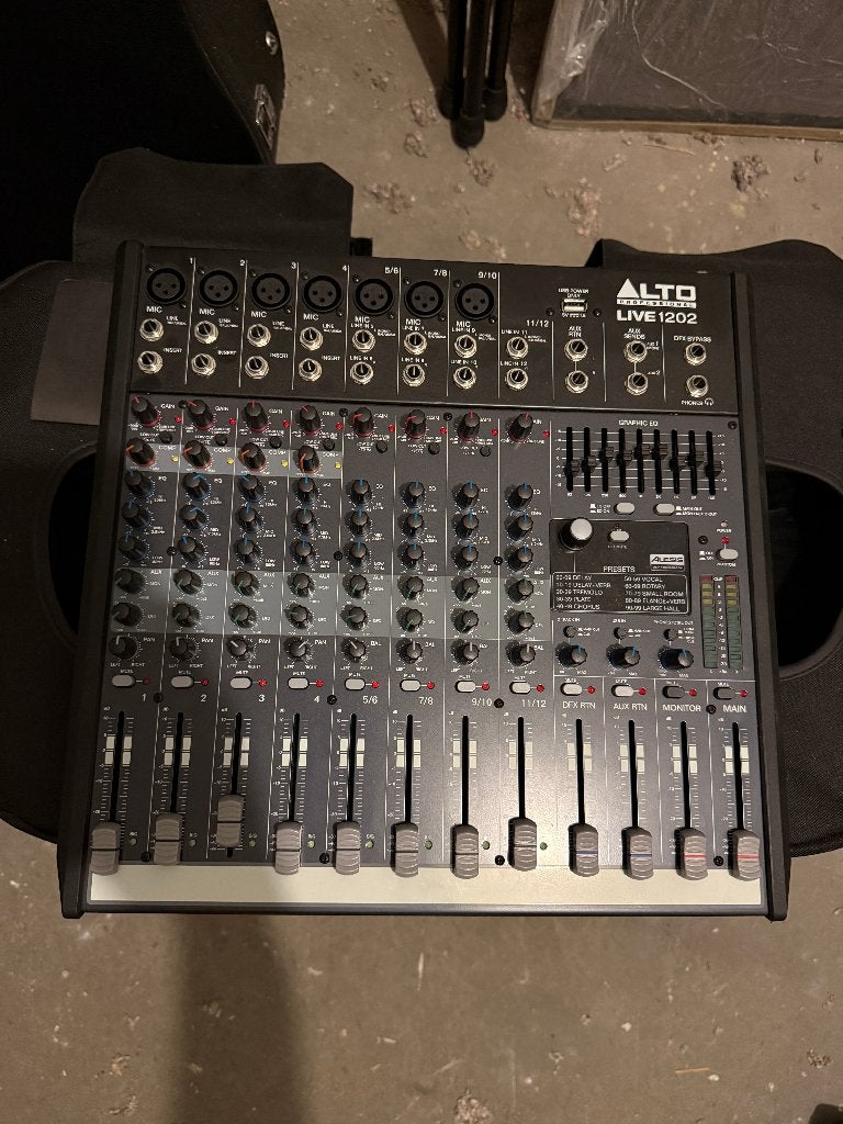 ALTO Professional Live 1202 - Mixer/Mengpaneel, Ophalen, Gebruikt