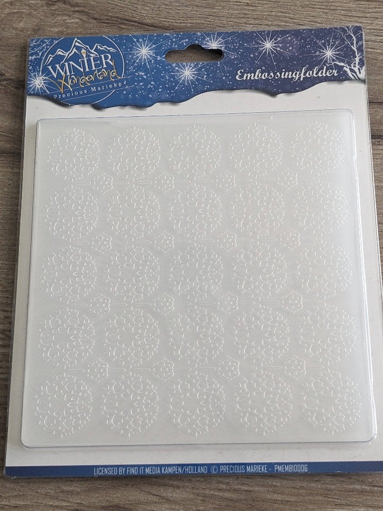 Embossingfolder Winter Wonderland (Kerst), Ophalen of Verzenden, Nieuw, Kerst, Pons of Mal