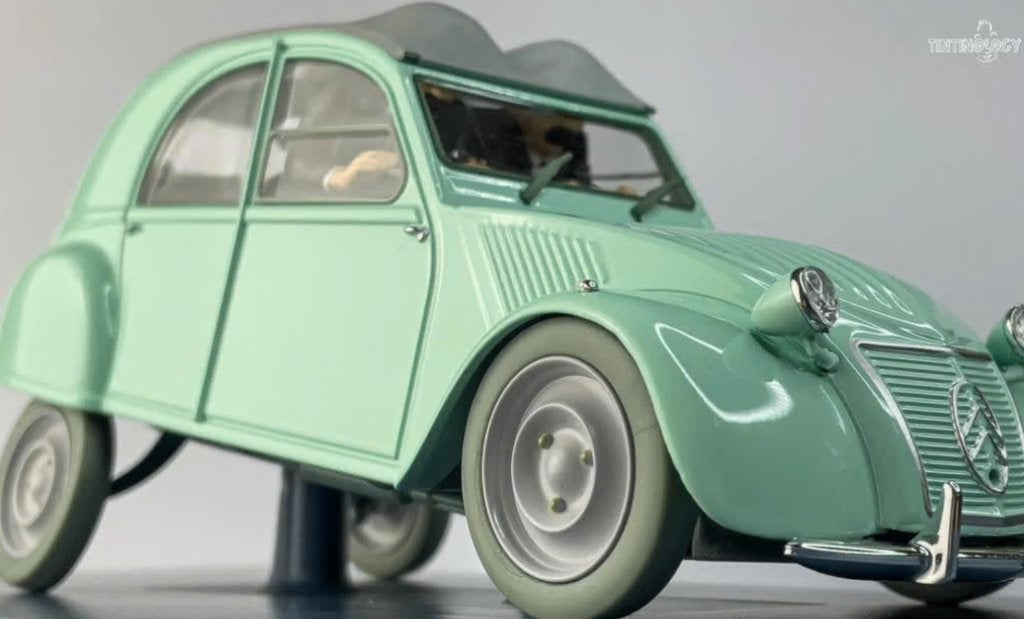 Citroen 2CV A 1948 Janssens Dupondt Kuifje 1/24 TINTIN # 8, Hobby en Vrije tijd, Modelauto's | 1:24, Ophalen of Verzenden, Nieuw