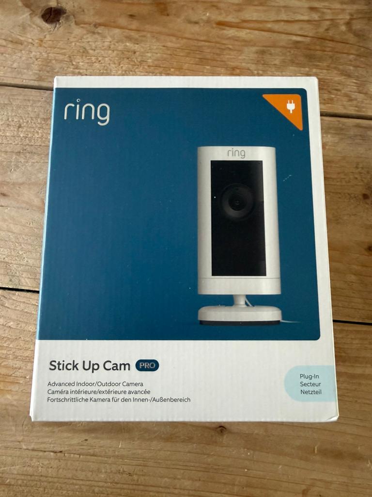 Ring stick up PRO camera Nieuw, Audio, Tv en Foto, Videobewaking, Ophalen, Zo goed als nieuw