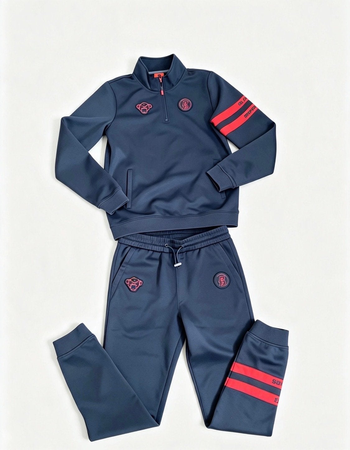 Black bananas Donkerblauw trainingspak voor kinderen, Ophalen, Nieuw, Jongen of Meisje