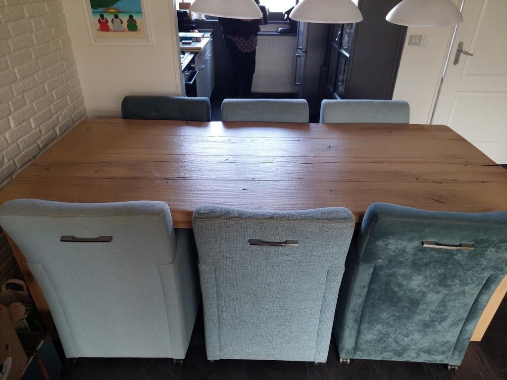 Tafel met stoelen, Ophalen of Verzenden