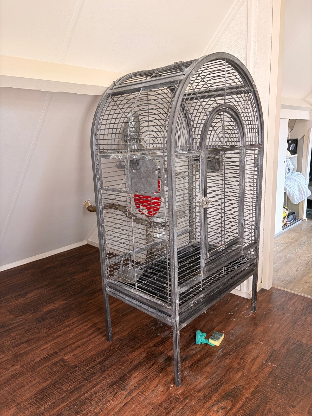Vogelkooi (voor papegaai), Ophalen, Gebruikt, Overige materialen, Vogelkooi