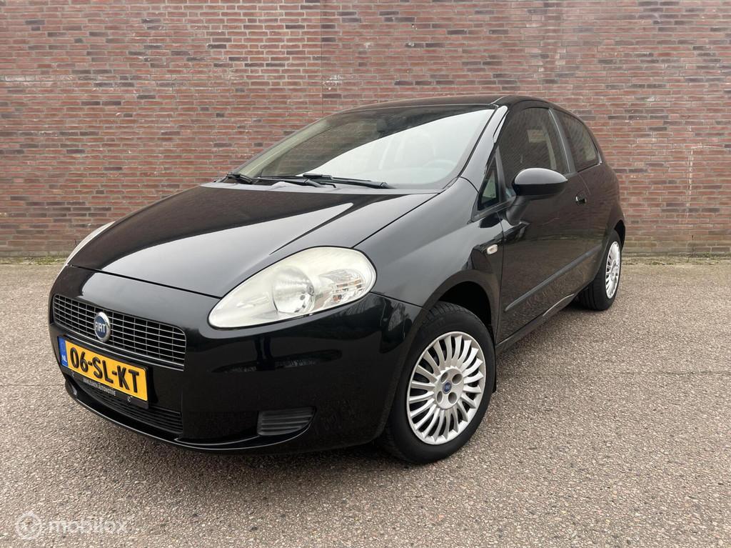 Fiat Punto 1.2 Classic | Nap | Airco | Apk 3-2027!, Auto's, 1242 cc, 4 cilinders, Zwart, Origineel Nederlands