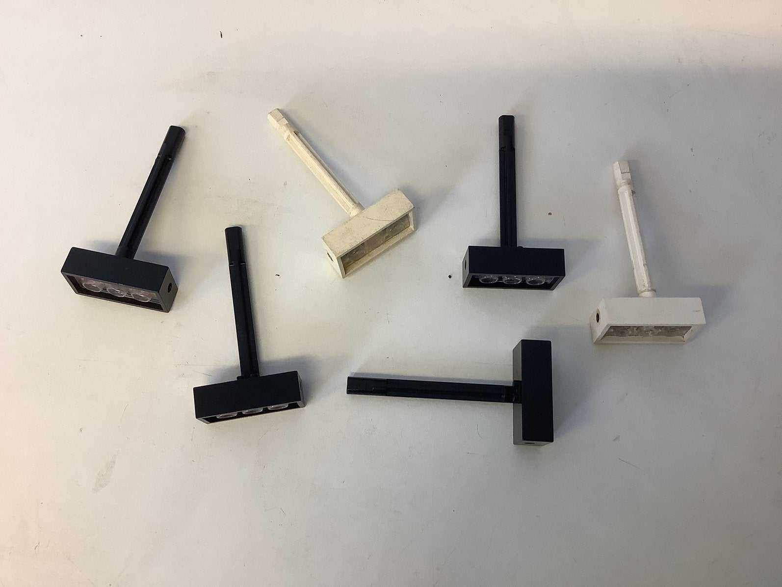 Lego Vehicle Steering Gear with 2x4 base and Wheel Holder (3, Ophalen of Verzenden, Gebruikt, Losse stenen, Lego