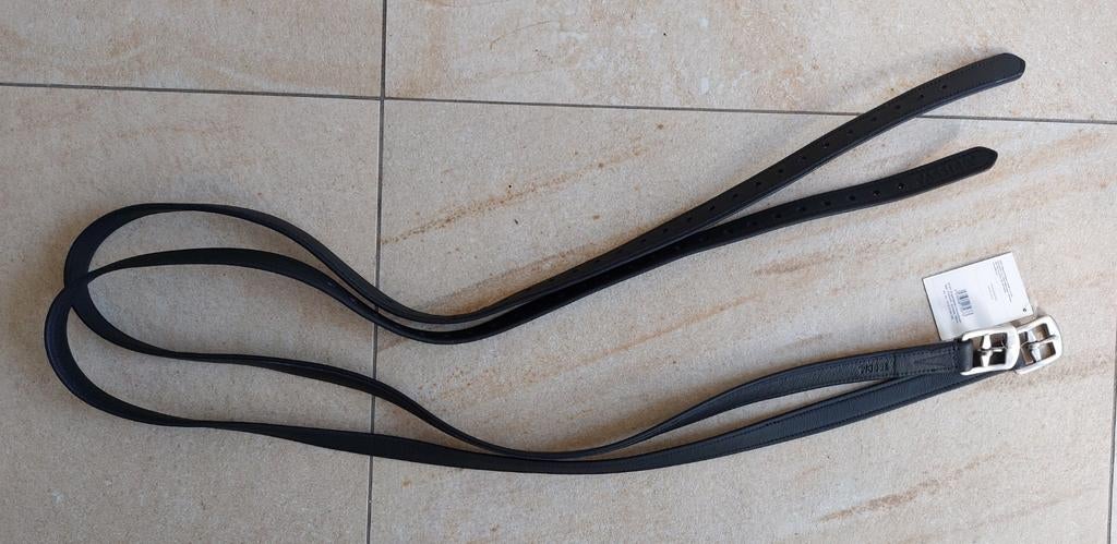 Beugelriemen 160 cm, zwart, nieuw!, Dieren en Toebehoren, Ophalen of Verzenden, Nieuw, Dressuur