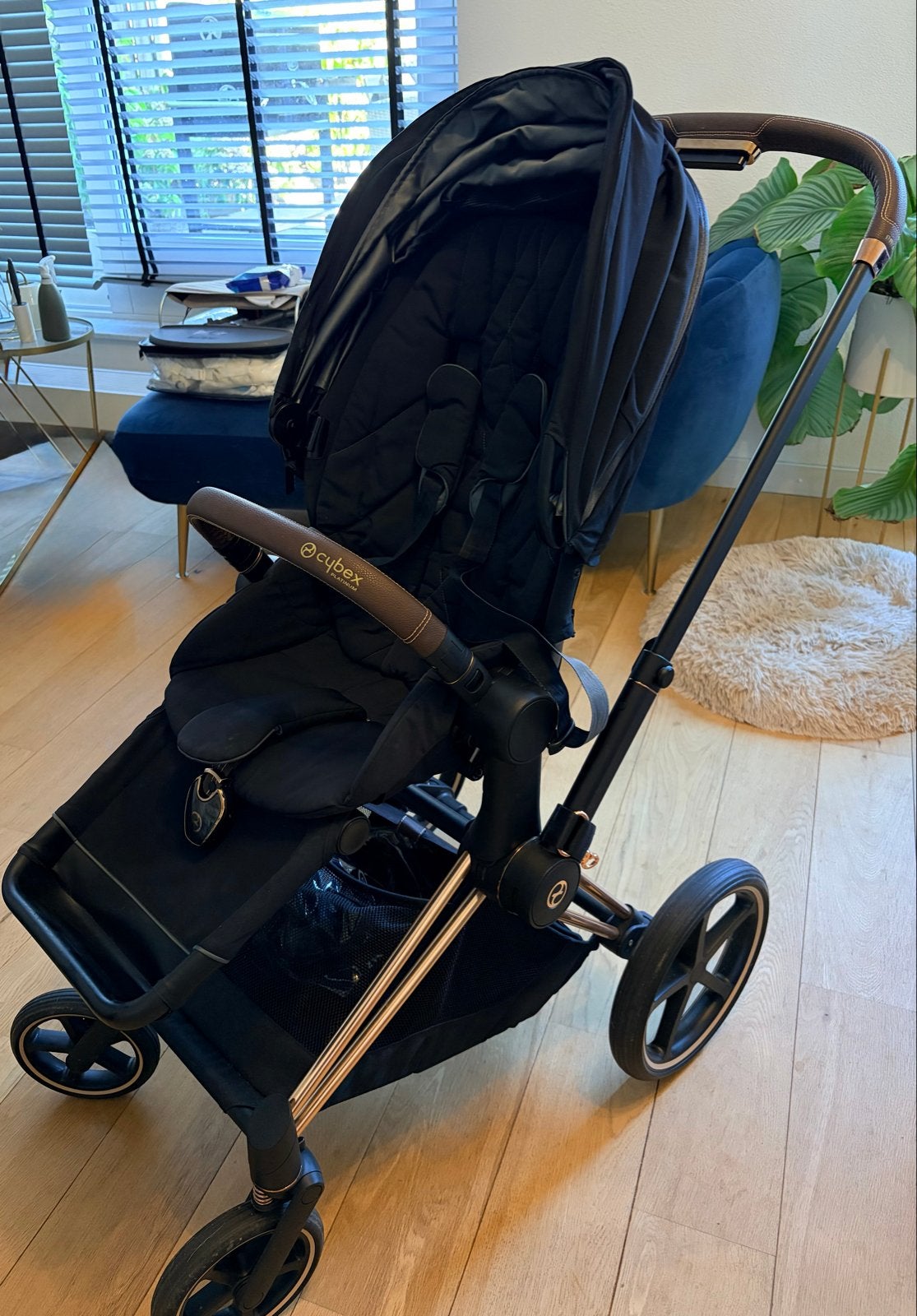 Cybex Priam Platinum kinderwagen incl reiswieg, Gebruikt, Combiwagen, Met reiswieg, Ophalen