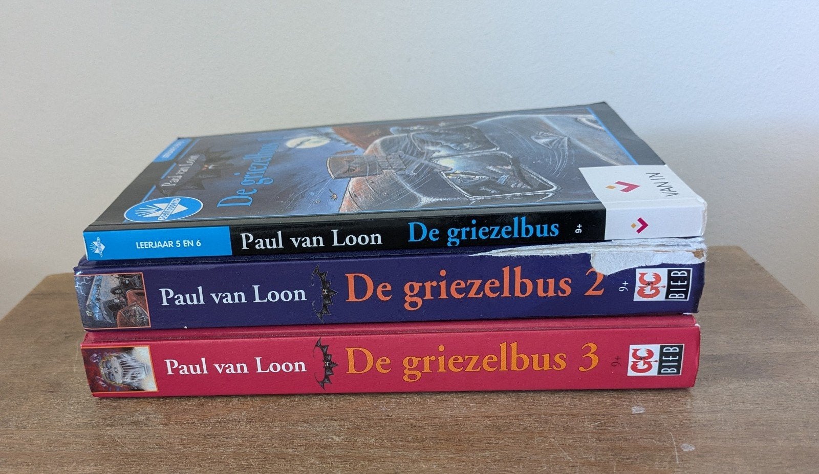 De Griezelbus 1, 2 en 3 - Paul van Loon, Boeken, Ophalen of Verzenden, Gelezen, Paul van Loon, Fictie algemeen