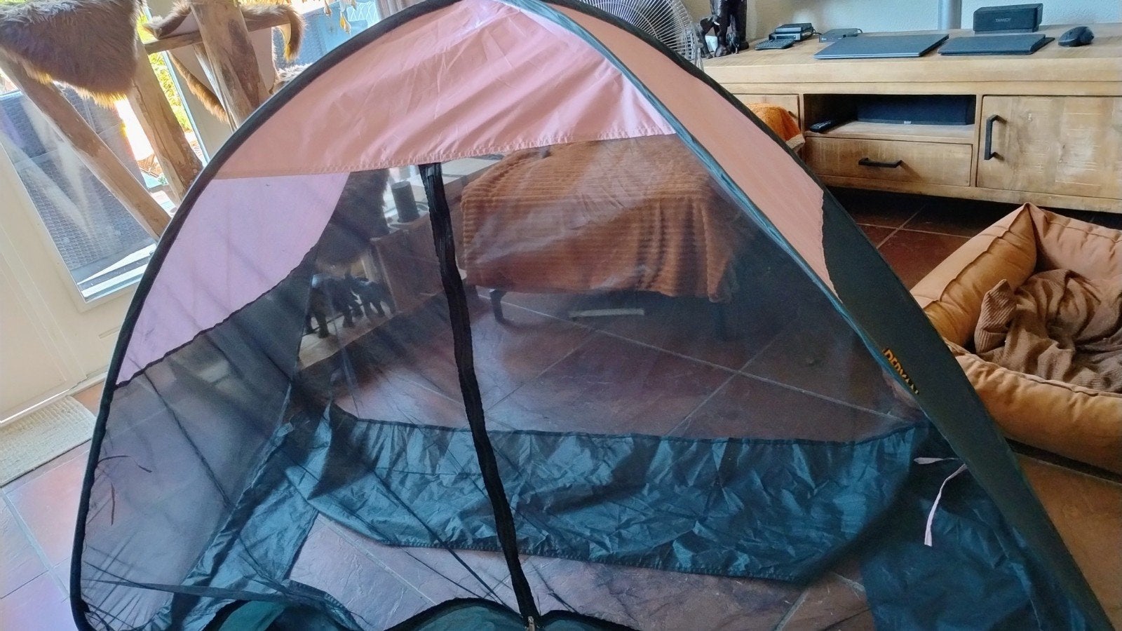 klamboe 1 persoonsbed 90/200cm, Caravans en Kamperen, Tenten, Ophalen
