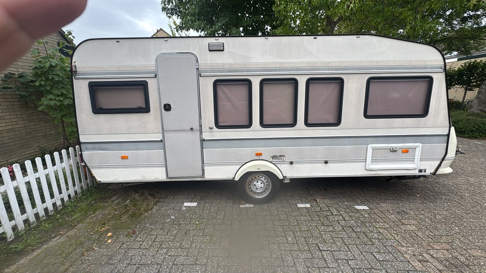 Hobby Prestige 12E 520 !opknapper! Project, Caravans en Kamperen, Rondzit, Hobby, Bedrijf, Douche