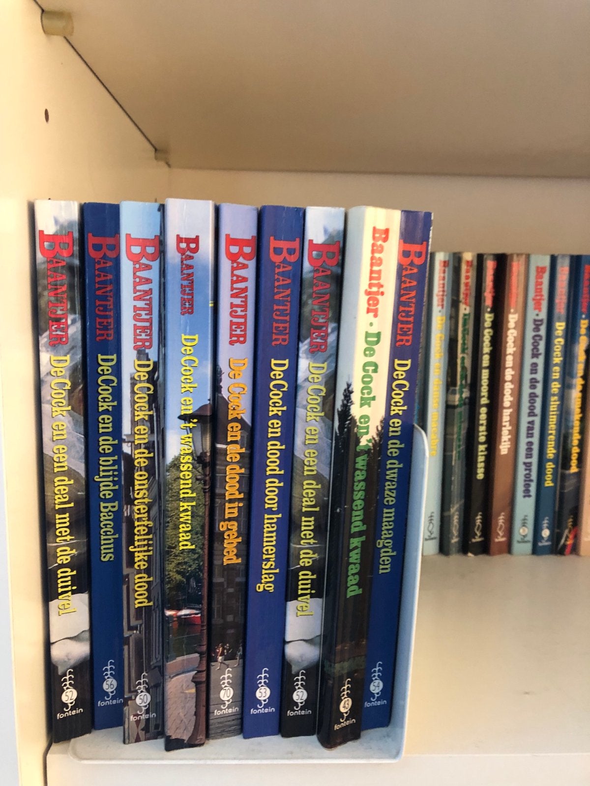 Baantjer boekenreeks - De Cock en..., Ophalen, Gelezen