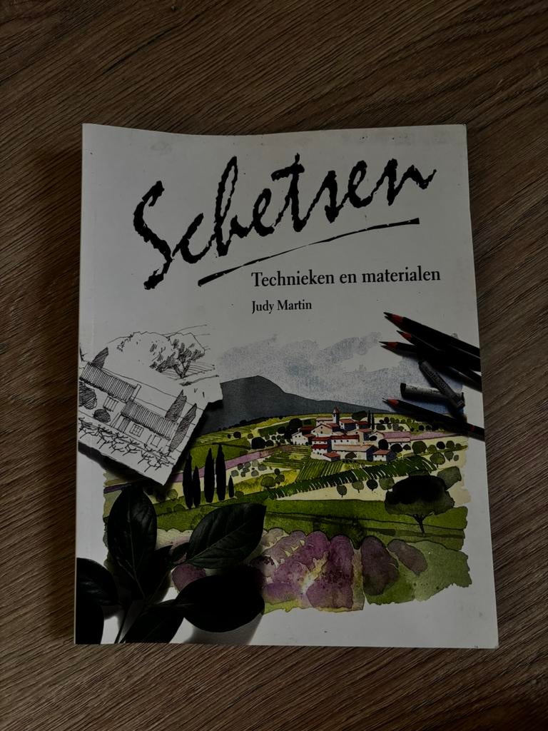 Schetsboek technieken en materialen, Ophalen of Verzenden, Zo goed als nieuw, Tekenen en Schilderen