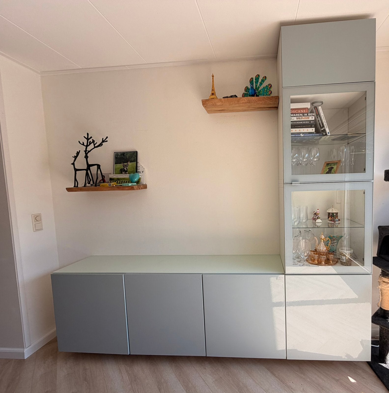 Mooie IKEA kast – 240 cm breed –, Ophalen, Met plank(en), 200 cm of meer, Ikea