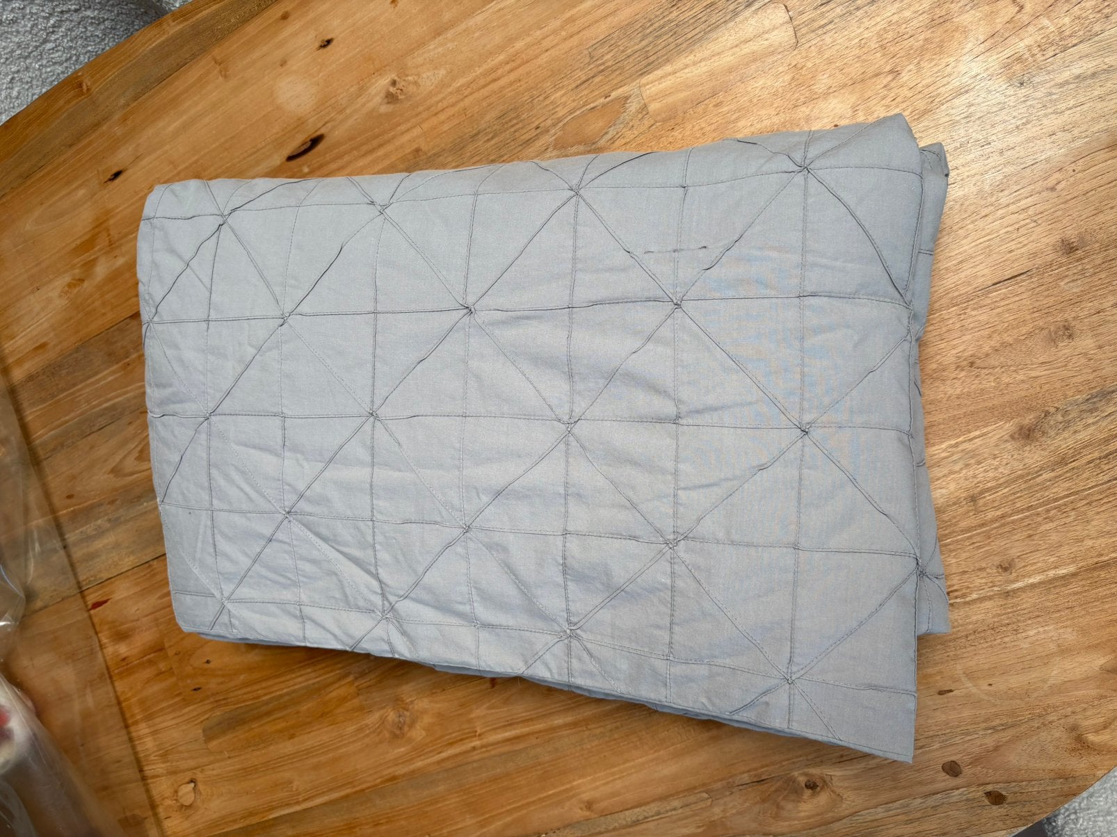 ZGAN grijze gewatteerde sprei van Livello 160x260 cm, Ophalen of Verzenden, Zo goed als nieuw