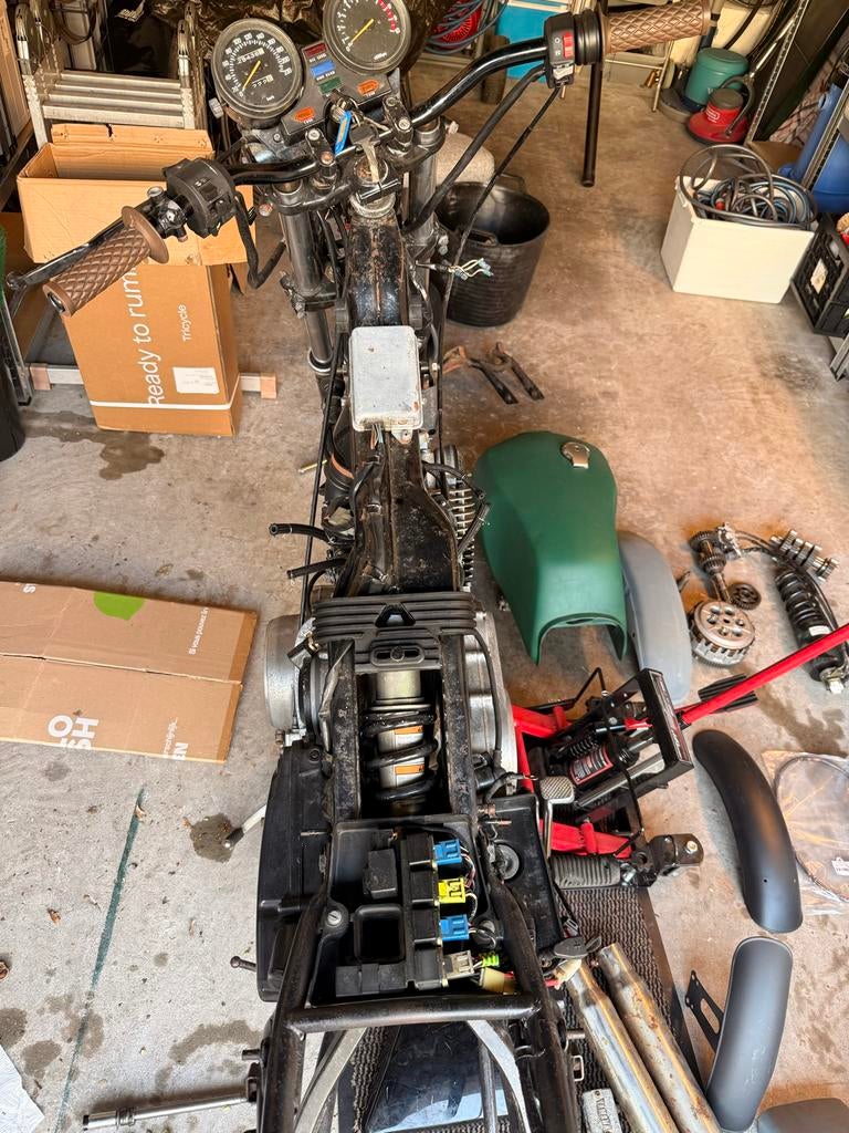 Yamaha XV 920 Twin projectmotor - Gedeeltelijk gerestaureerd, Ophalen