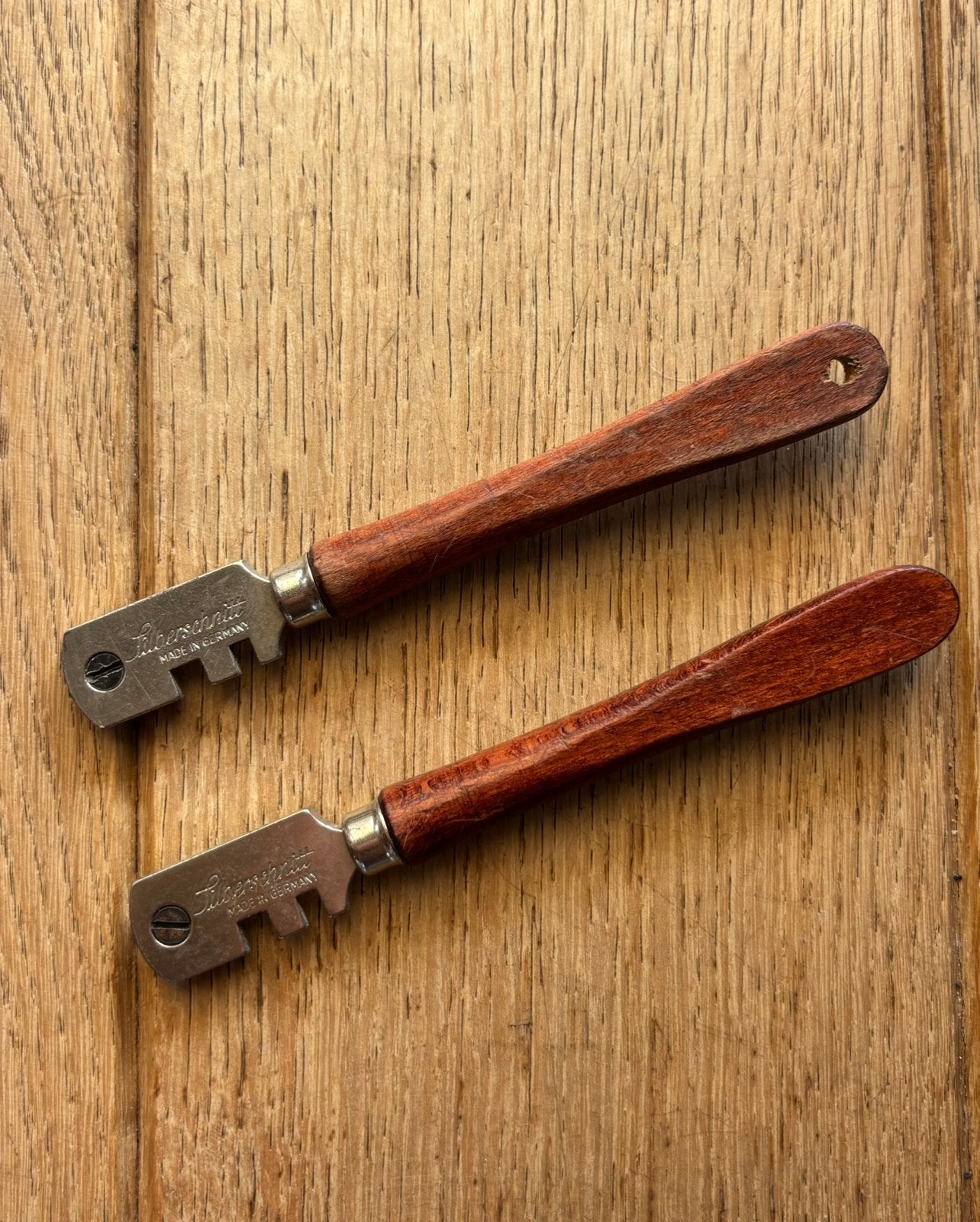 2x vintage Silberschnitt glassnijder made in Germany, Ophalen of Verzenden, Gebruikt, Minder dan 80 cm