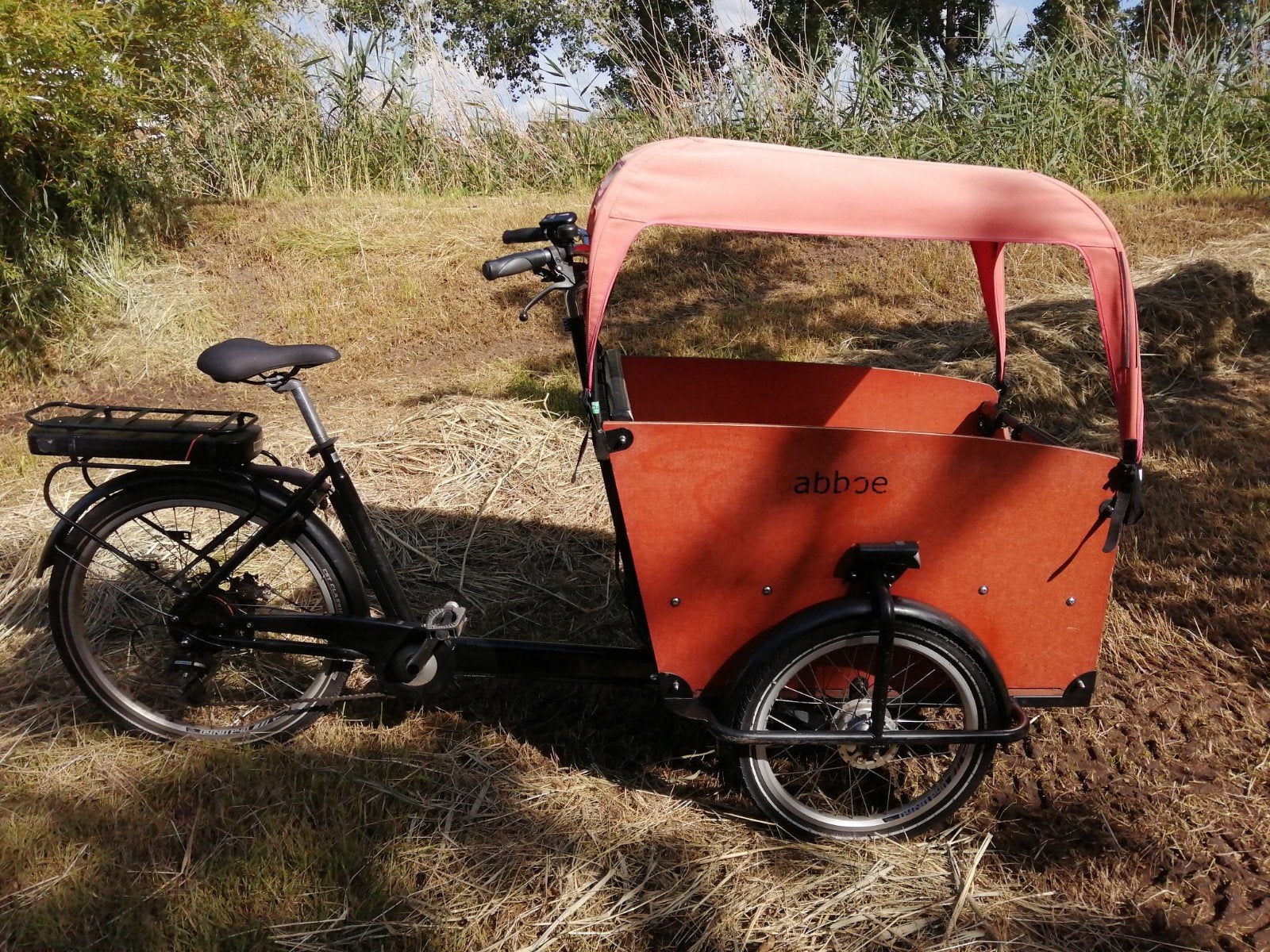Babboe Big E elektrische Bakfiets -diverse accesoires, Fietsen en Brommers, Fietsen | Bakfietsen, 4 kinderen of meer, Gebruikt