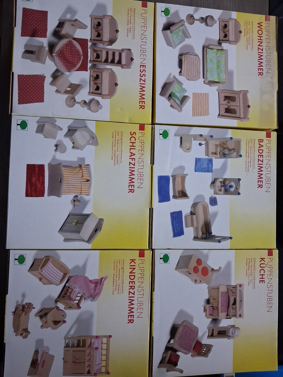 Nieuwe poppenhuis meubeltjes - diverse kamers, Ophalen of Verzenden, Nieuw, Poppenhuis