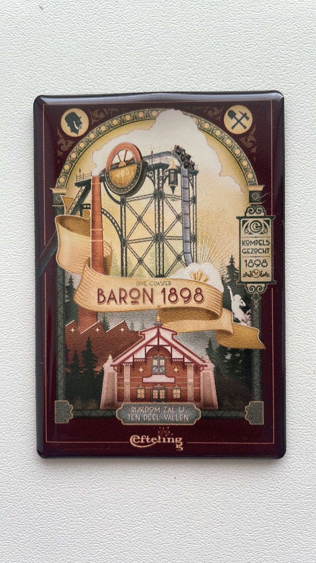 Efteling Magneet Baron 1898, Ophalen of Verzenden, Nieuw, Overige typen