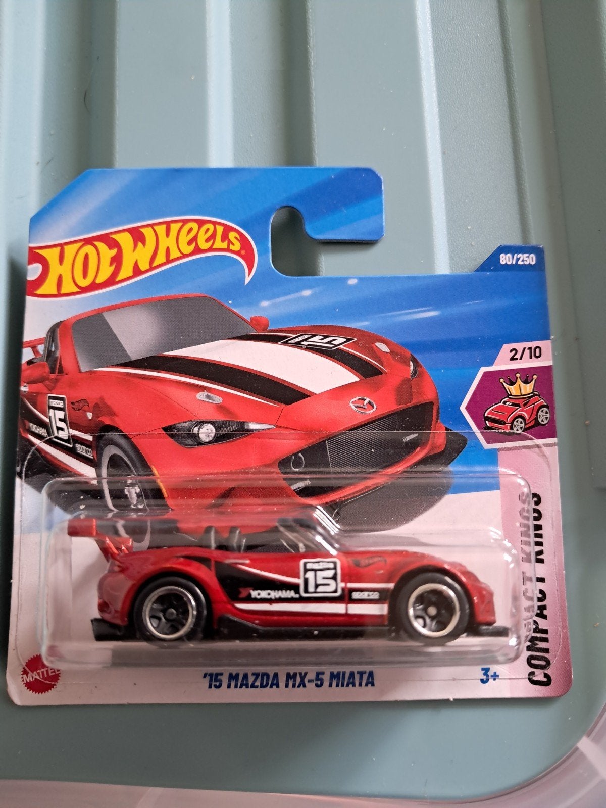Hot Wheels 15 Mazda MX-5 Miata rood nieuw in verpakking, Ophalen of Verzenden, Nieuw, Auto