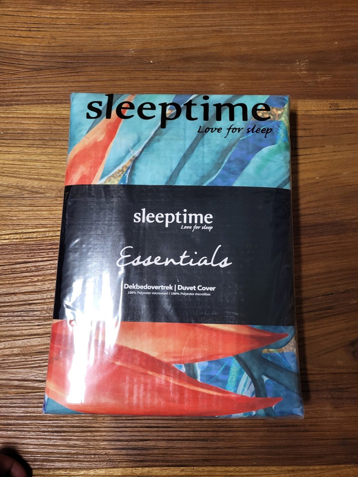 Sleeptime Manilla Nadin-turquoise Dekbedovertrek 240x200/220, Overige kleuren, Dekbedovertrek, Ophalen of Verzenden, Nieuw