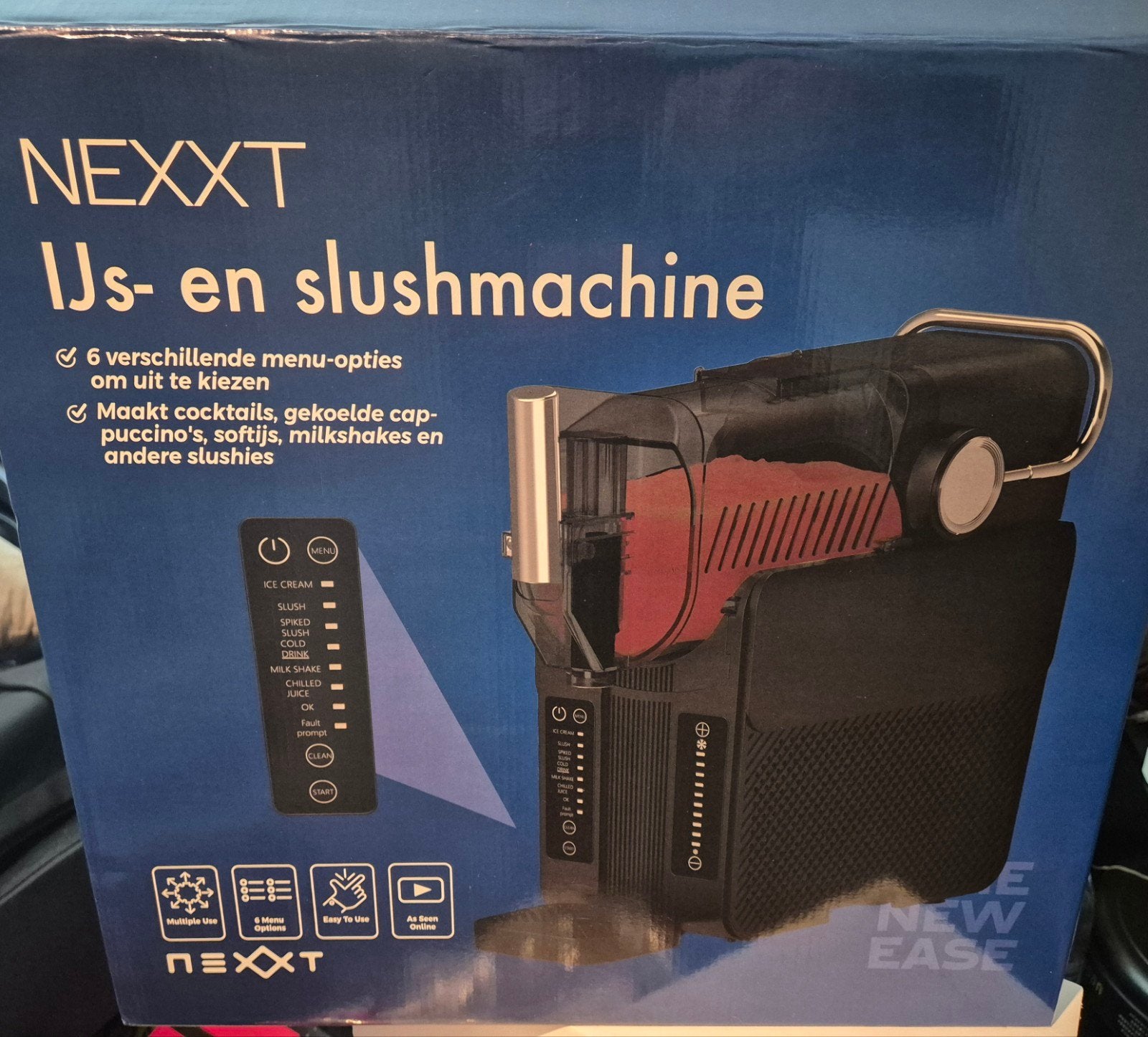 IJs- en slushmachine NEXXT, Ophalen, Zo goed als nieuw