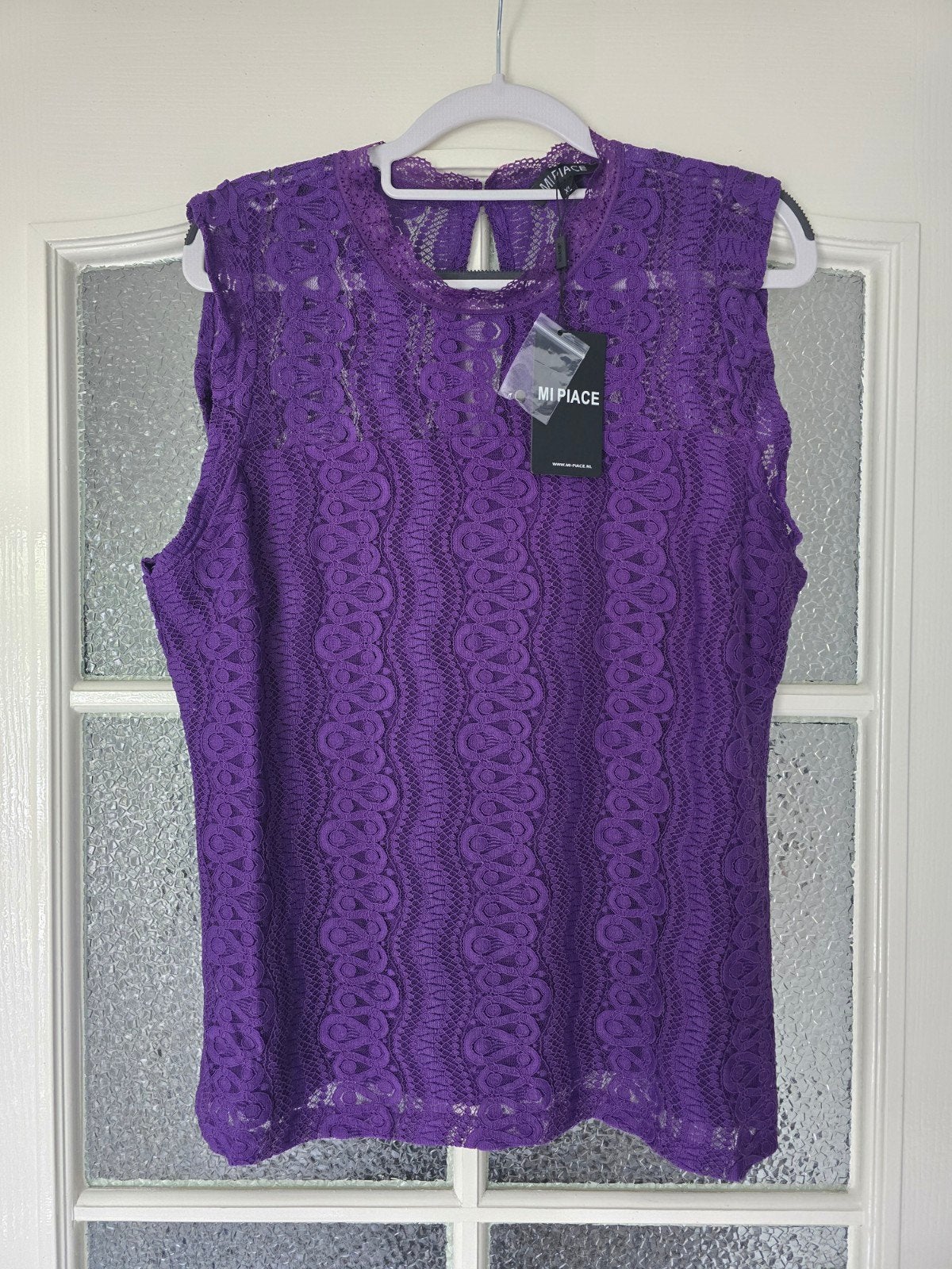 nieuw mi piace kanten paars xl, Kleding | Dames, Ophalen of Verzenden, Nieuw, Maat 46/48 (XL) of groter, Paars