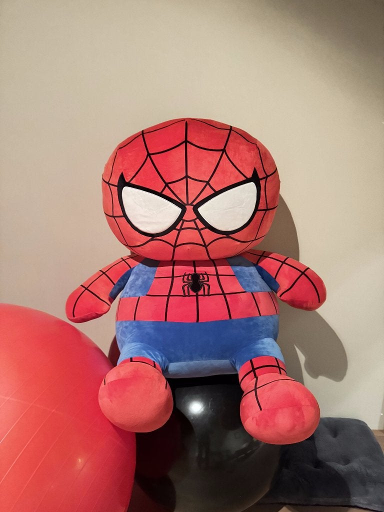 Miniso Marvel Spider-Man XL knuffel 100 cm, Overige merken, Overige karakters, Overige typen, Ophalen of Verzenden