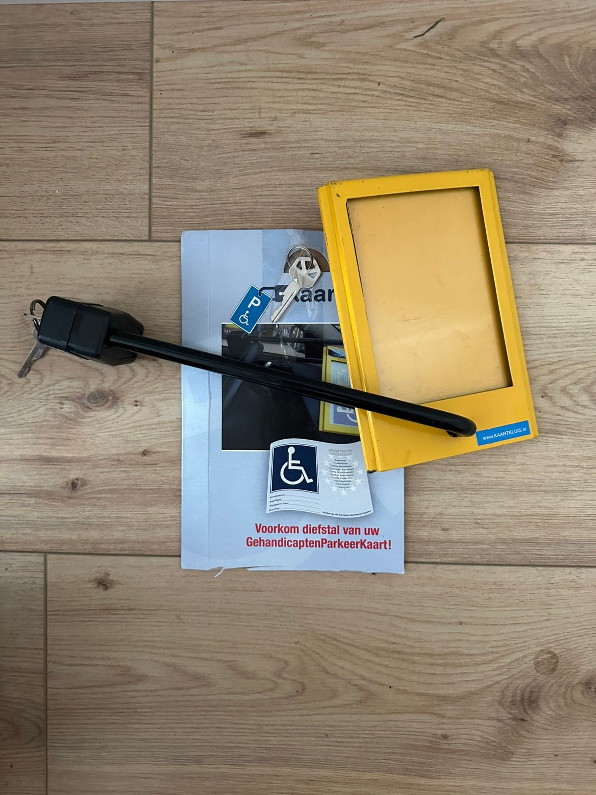 Invalide parkeerkluis gebruikt, Ophalen of Verzenden, Gebruikt