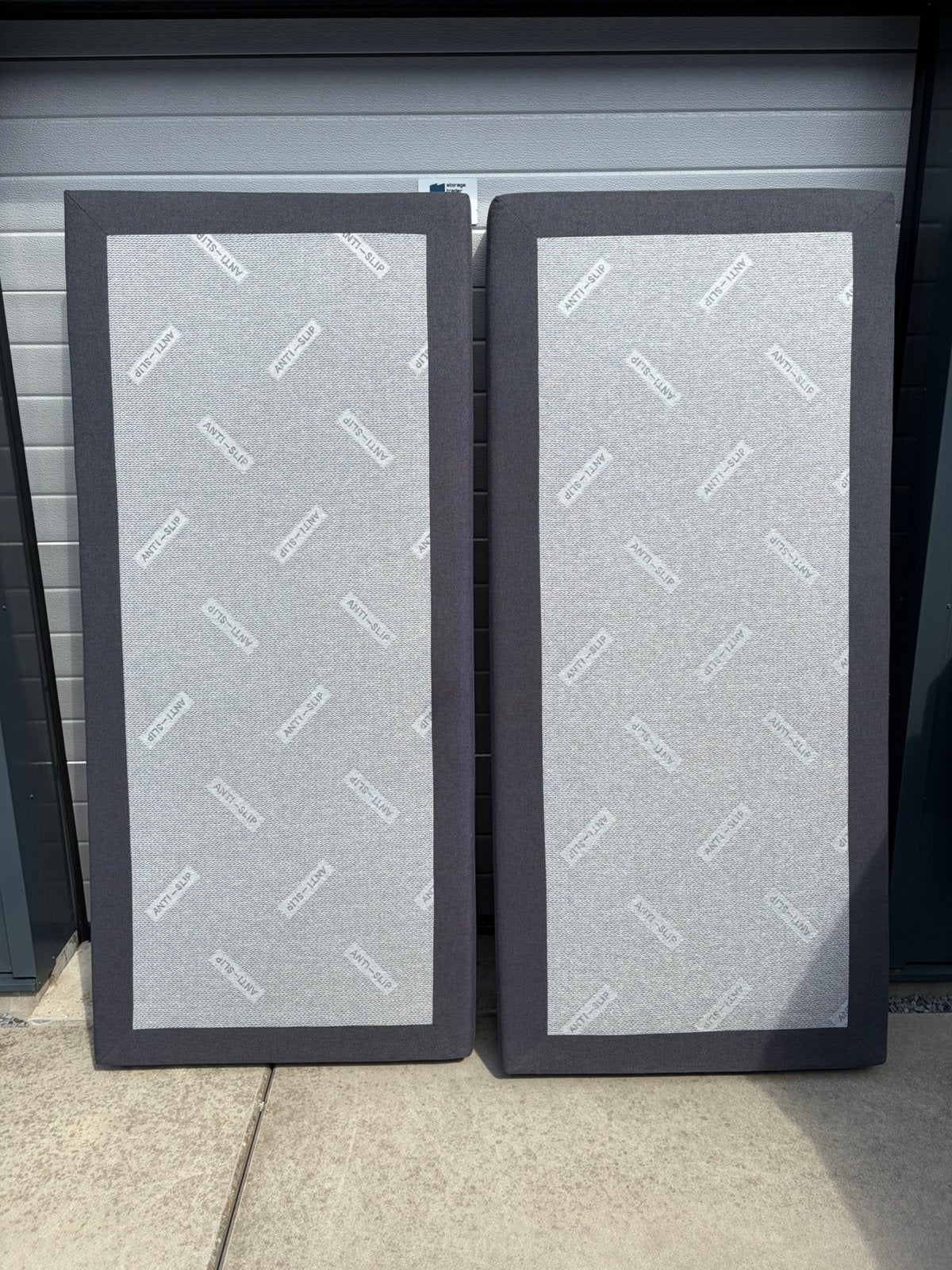 **2 x Luxe hotel boxspring antraciet 90 x 200 cm**, Huis en Inrichting, Slaapkamer | Boxsprings, 90 cm, Eenpersoons, Zwart, Ophalen of Verzenden