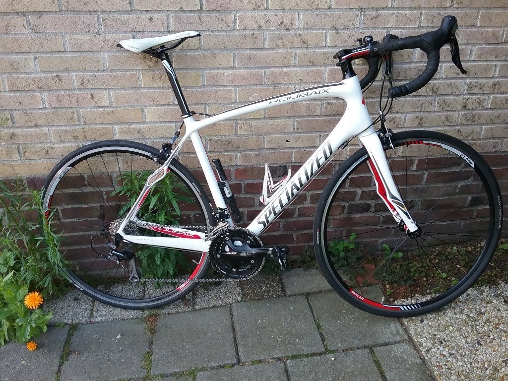 SPECIALIZED ROUBAIX ELITE FULL CARBON STAALHARD  TOP, 28 inch, Gebruikt, Carbon, Velgrem