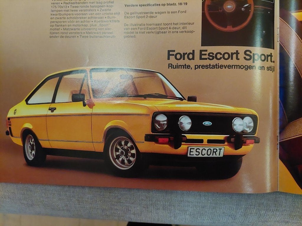 Ford folders, Ophalen of Verzenden, Gelezen, Folder
