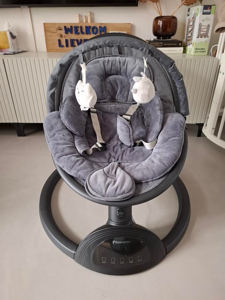 Flowsense Elektrische Wipstoel Baby met Muziek en Timer, Kinderen en Baby's, Wipstoeltjes, Overige merken, Verstelbaar, Wipstoel