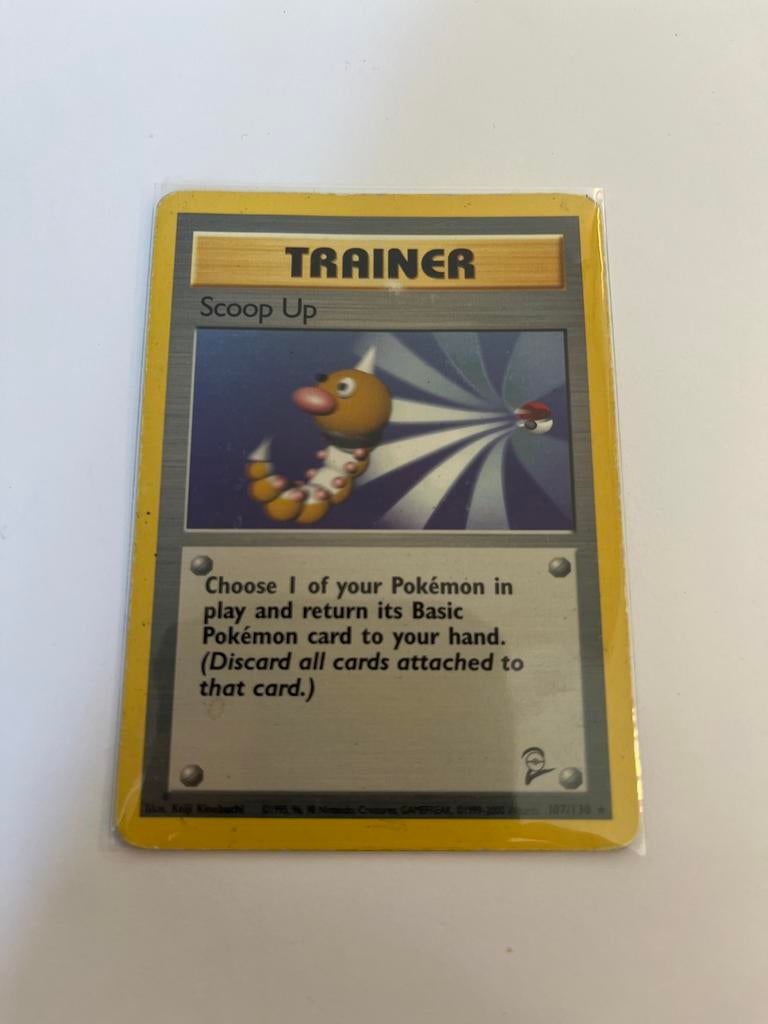 Pokemon Trainer kaart Scoop Up 107/130, Ophalen of Verzenden, Zo goed als nieuw, Losse kaart