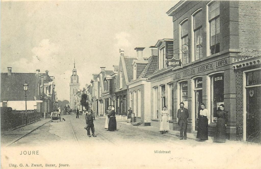 701-185-017 Joure Midstraat, Verzenden, Voor 1920, Friesland