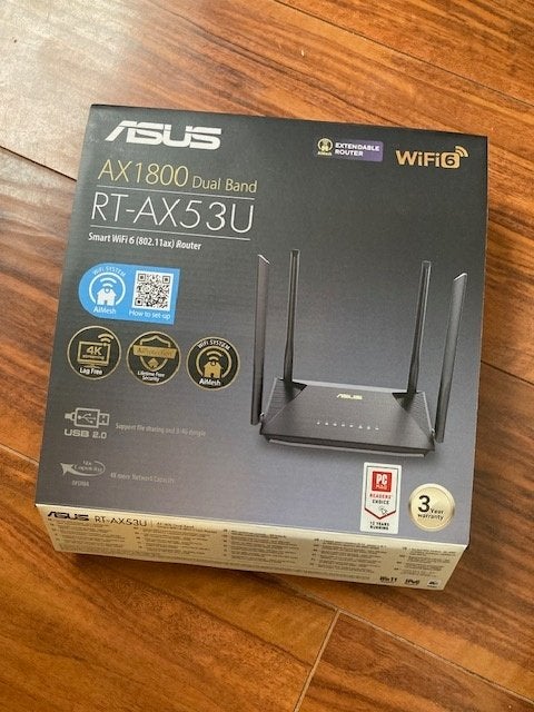 Asus RT-AX53U, Ophalen, Zo goed als nieuw, Router, Asus