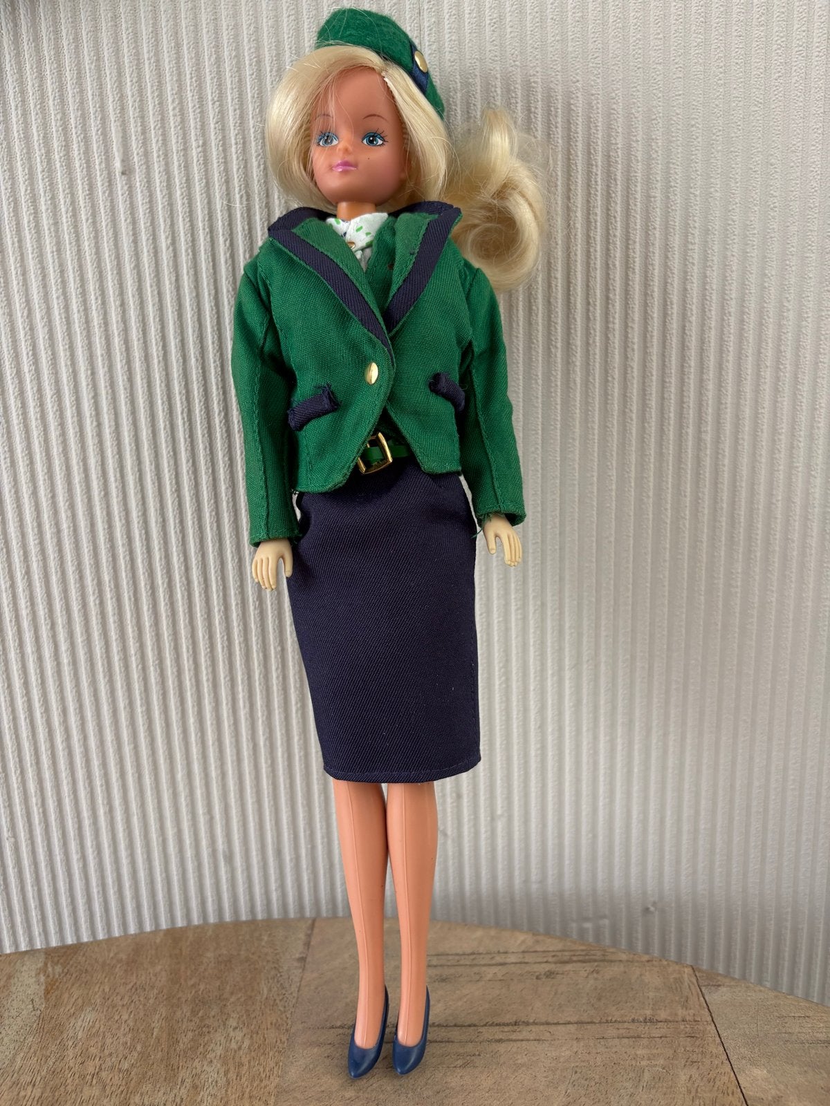Vintage Barbie Transavia stewardess, Ophalen of Verzenden, Gebruikt, Barbie