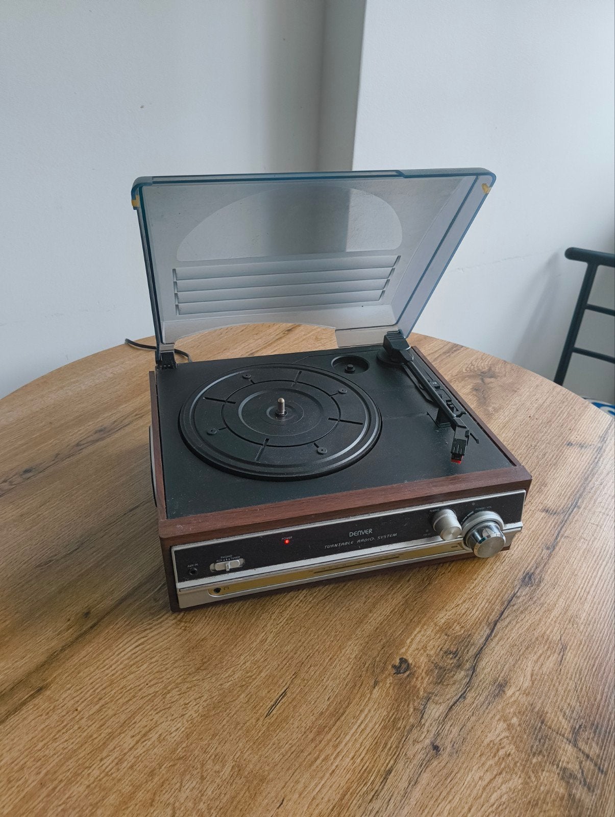 Denver VPR-190 Platenspeler met Radio - Werkend, Audio, Tv en Foto, Ophalen of Verzenden, Gebruikt, Platenspeler, Overige merken
