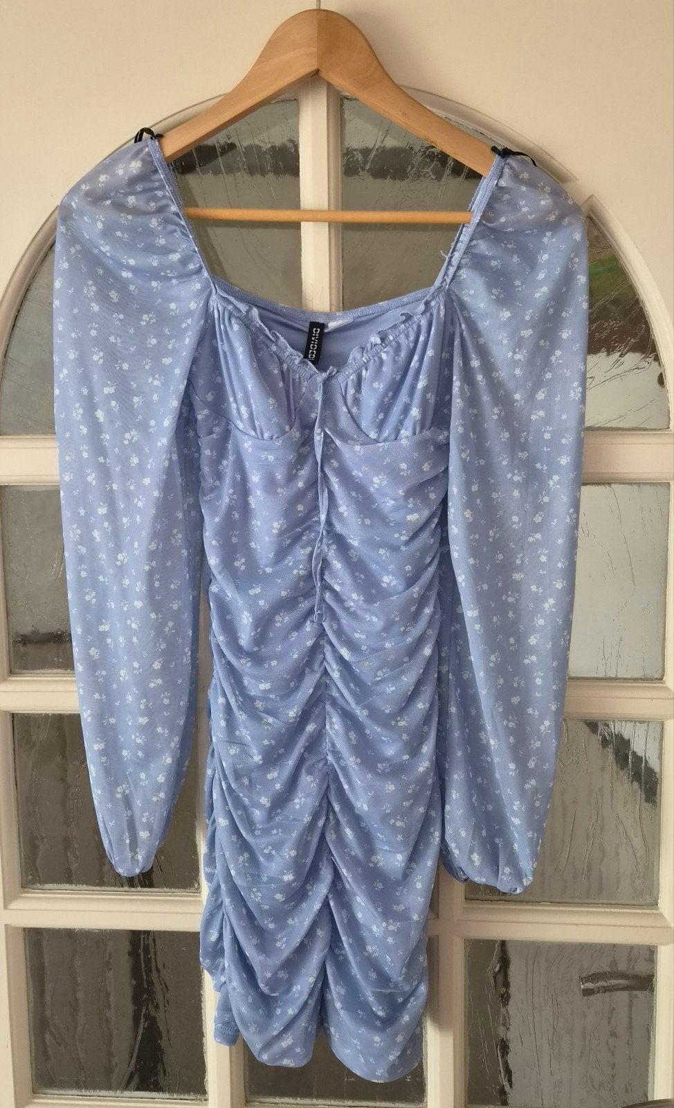 Elegante blauwe mini jurk - XS, Kleding | Dames, Blauw, H&M Divided, Nieuw, Ophalen of Verzenden