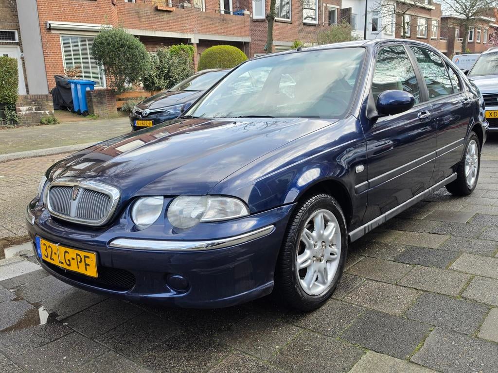 Rover 45 1.6 - 5DRS - Airco - APK 09/27 - Rijdt goed!, Auto's, Rover, Voorwielaandrijving, Stof, 4 cilinders, Blauw