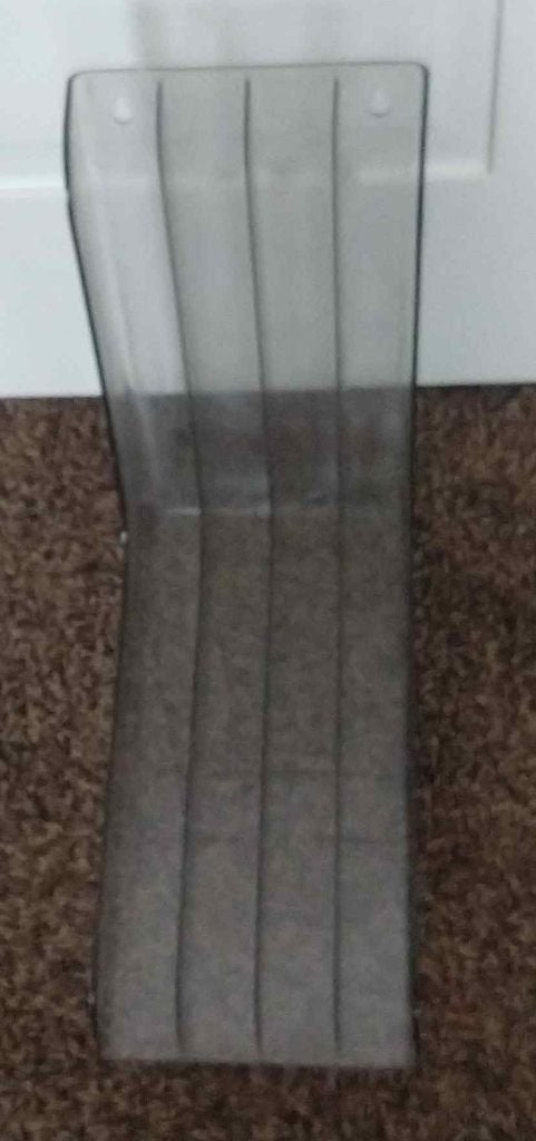 Kunststof Transparant LP rek 15 cm breed, Ophalen of Verzenden, Gebruikt, Overige formaten