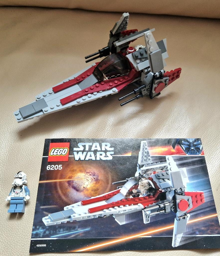 Lego Star Wars V-wing fighter 6205 uit 2006 Star Wars III !, Verzamelen, Star Wars, Zo goed als nieuw, Actiefiguurtje, Ophalen of Verzenden