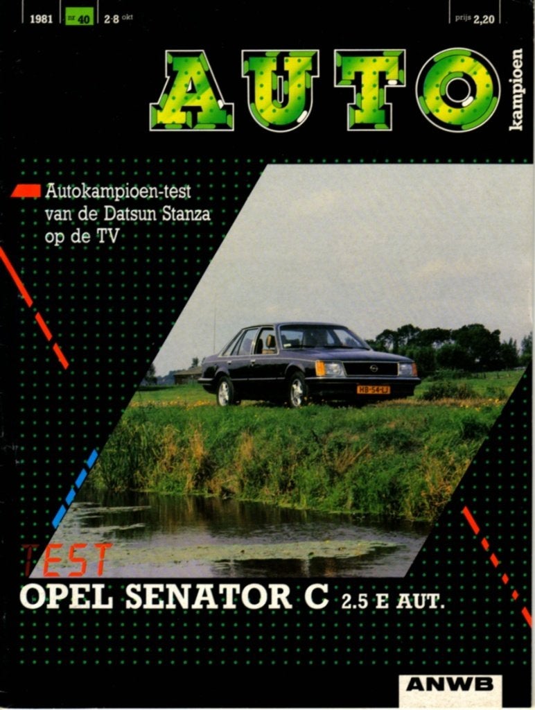 Autokampioen test Opel Senator 2.5 E Aut.Oktober 1981, Ophalen of Verzenden, Gelezen, Opel