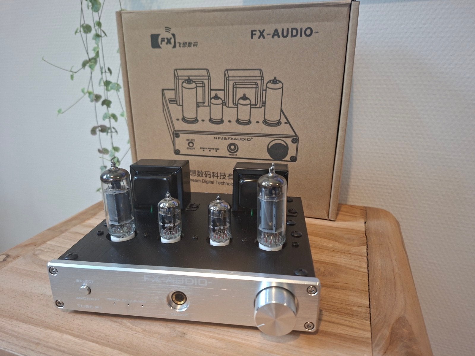 fx audio p1 single ended buizen versterker. nieuwstaat!!, Ophalen of Verzenden, Buis of Buizen